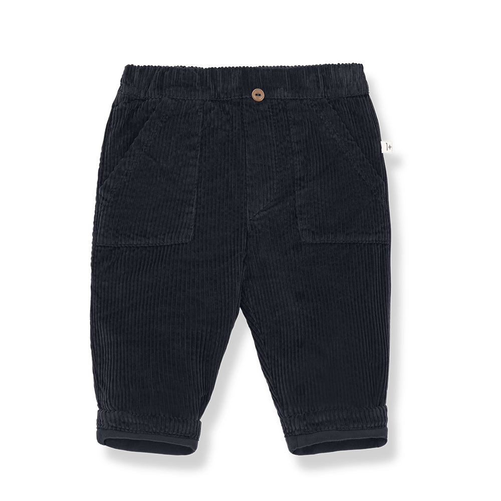 1+ In The Family | Corduroy Broek Louis | Donkerblauw -