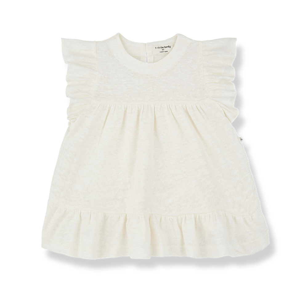 1+ In The Family | Jurk Naima | Off - White -