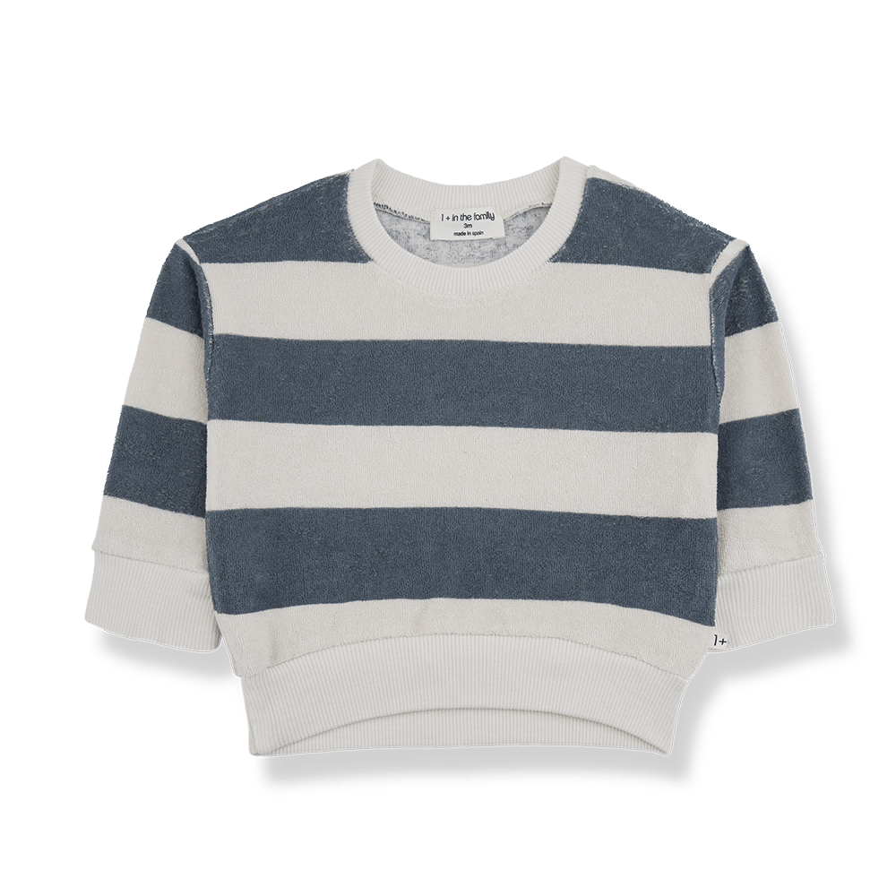 1+ In The Family | Longsleeve Stefano | Petroleum -