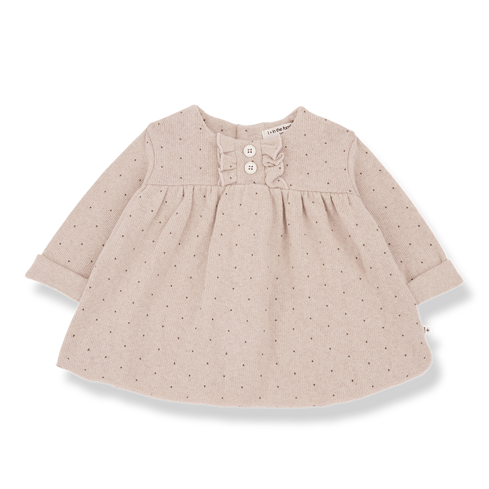 1+ In The Family | Newborn Jurk Claire | Nude -