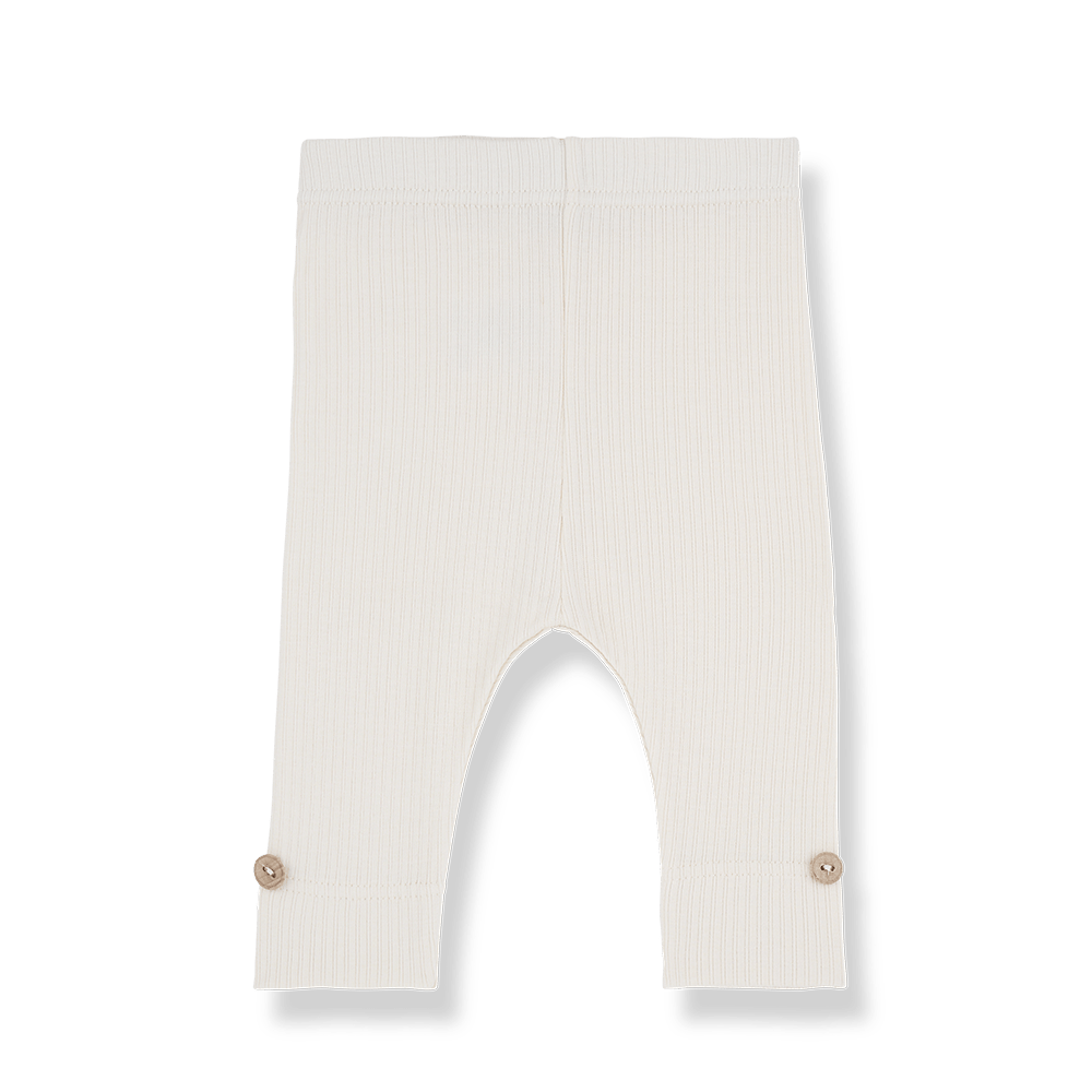 1+ In The Family | Newborn Legging Nerea | Ecru -