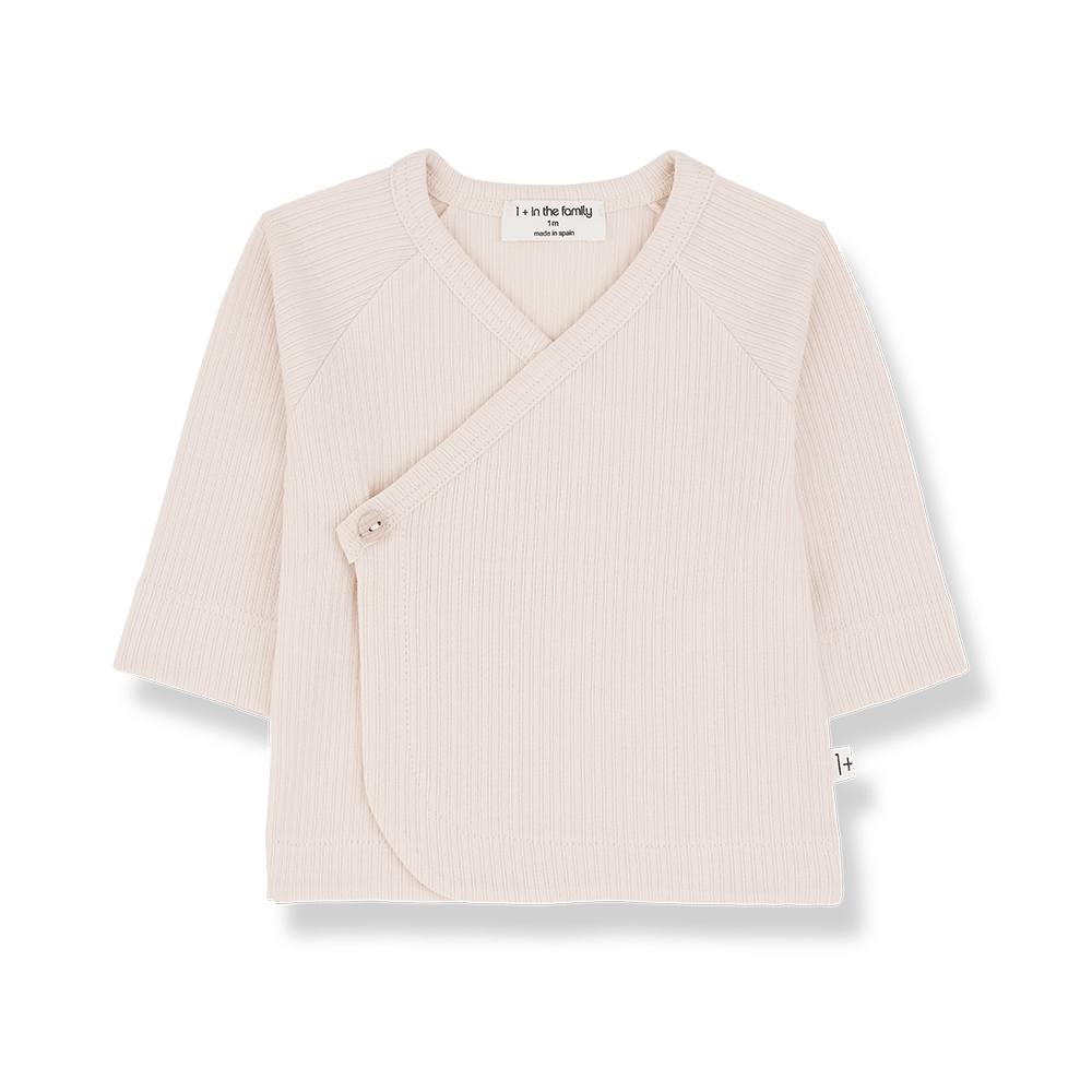 1+ In The Family | Newborn Overslag Shirt Elodie | Nude -
