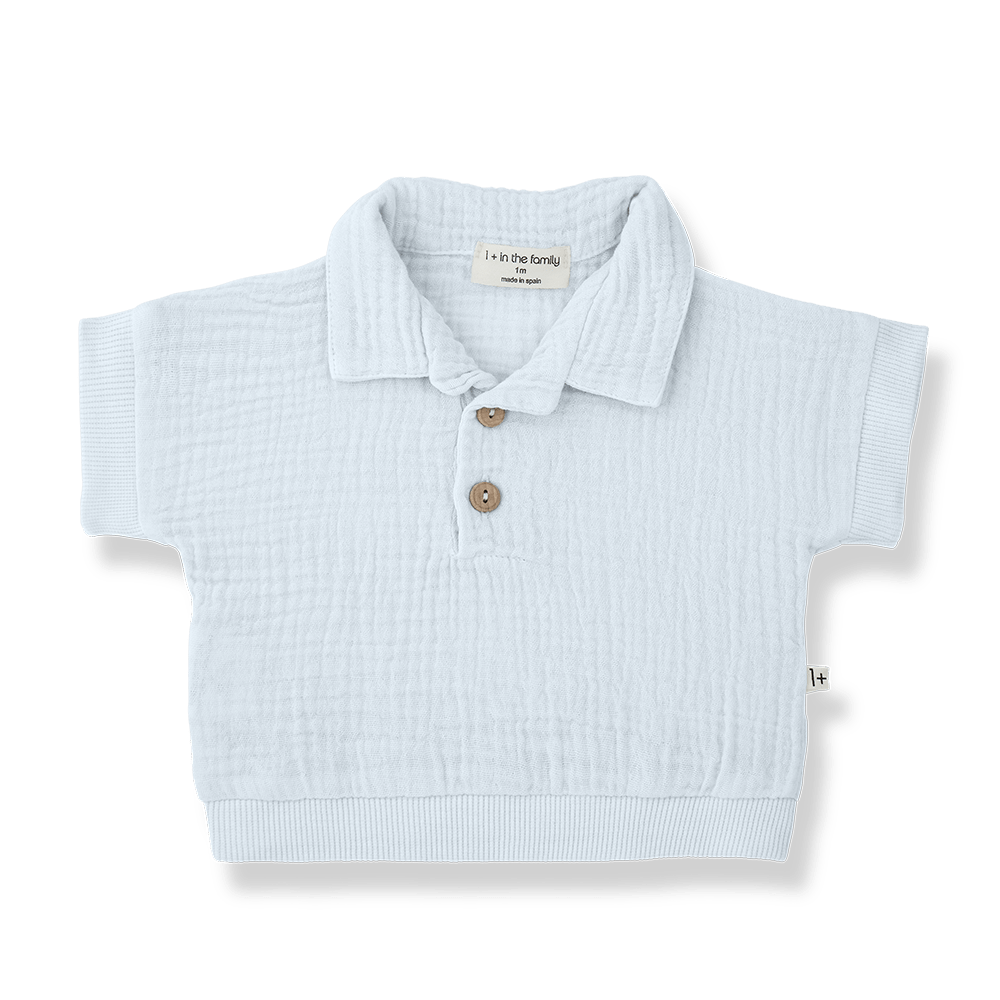 1+ In The Family | Newborn Polo Guido | Misty - Blue -