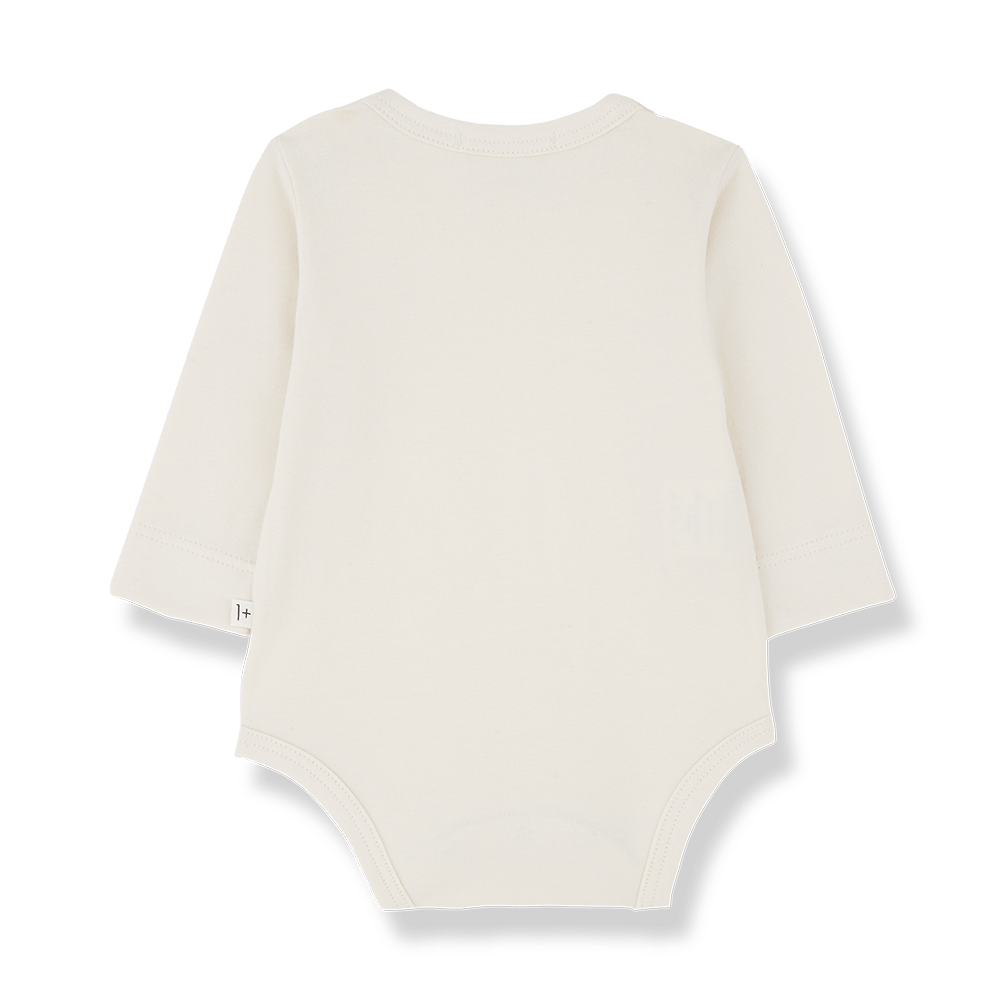 1+ In The Family | Newborn Romper Edith | Ecru -