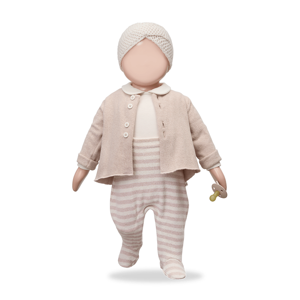 1+ In The Family | Newborn vestje Nusca | Beige -