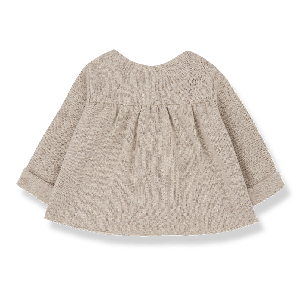 1+ In The Family | Newborn vestje Nusca | Beige -