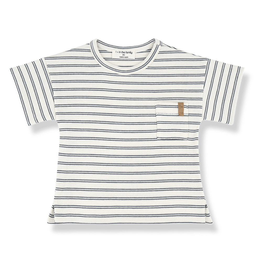 1+ In The Family | T-shirt Pauli | Petroleum -