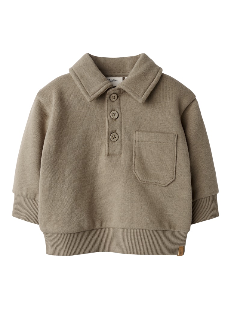 Lil' Atelier | London Roa Loose Sweater Baby | Sepia Tint