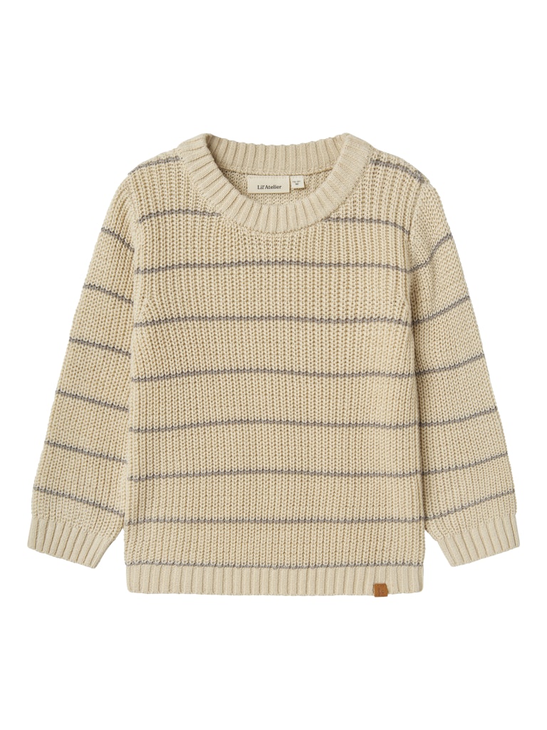 Lil' Atelier | Emlen Gebreide Trui | Turtledove