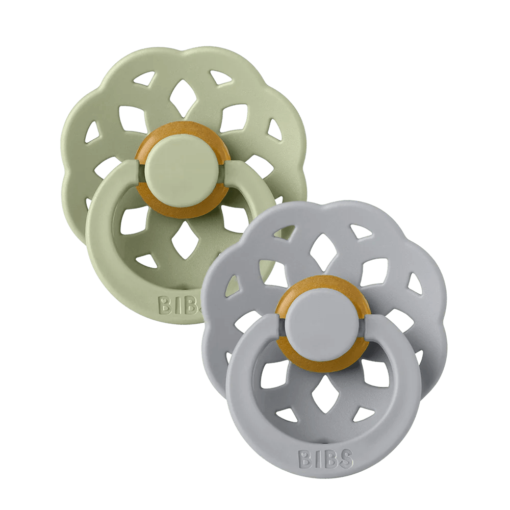 BIBS | Boheme Fopspeen 2 - pack | Sage/Cloud | Maat 2 -