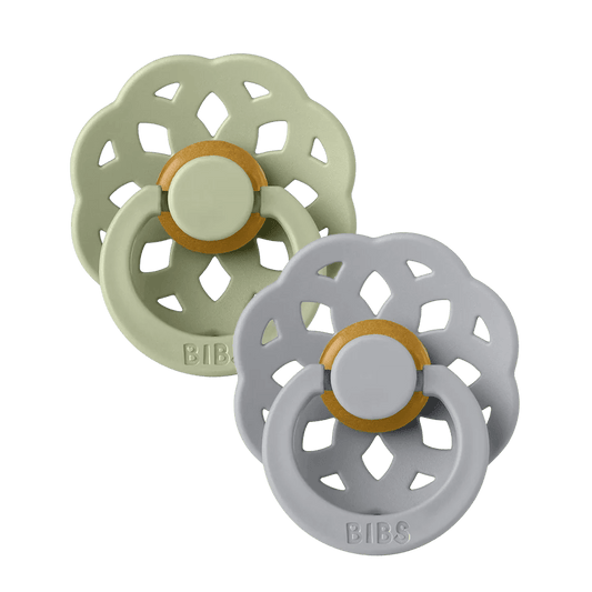 BIBS | Boheme Fopspeen 2 - pack | Sage/Cloud | Maat 2 -