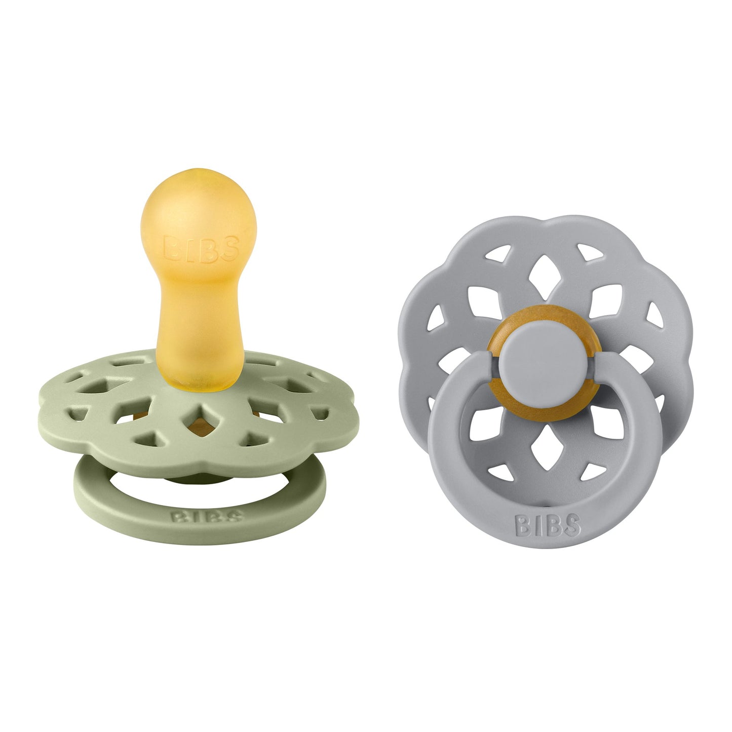 BIBS | Boheme Fopspeen 2 - pack | Sage/Cloud | Maat 2 -