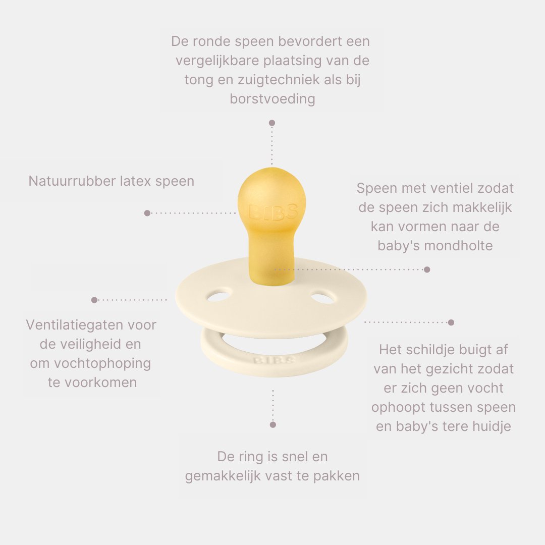 BIBS | Colour Fopspeen 2 - pack | Iron Night/Blue Night | Maat 2 -