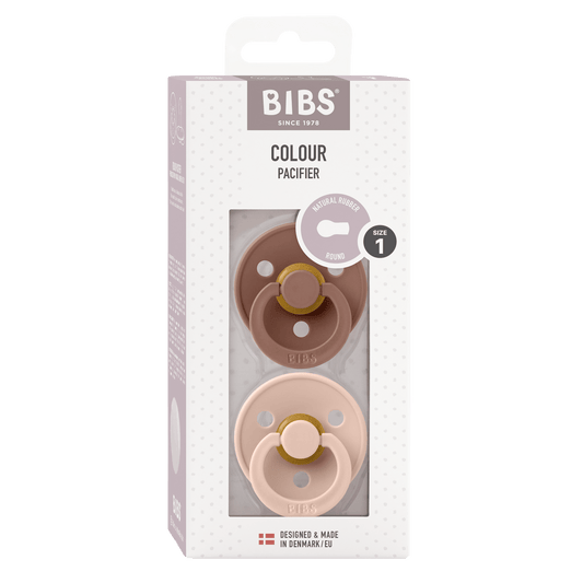 BIBS | Colour Fopspeen 2 - pack | Woodchuck / Blush | Maat 3 -