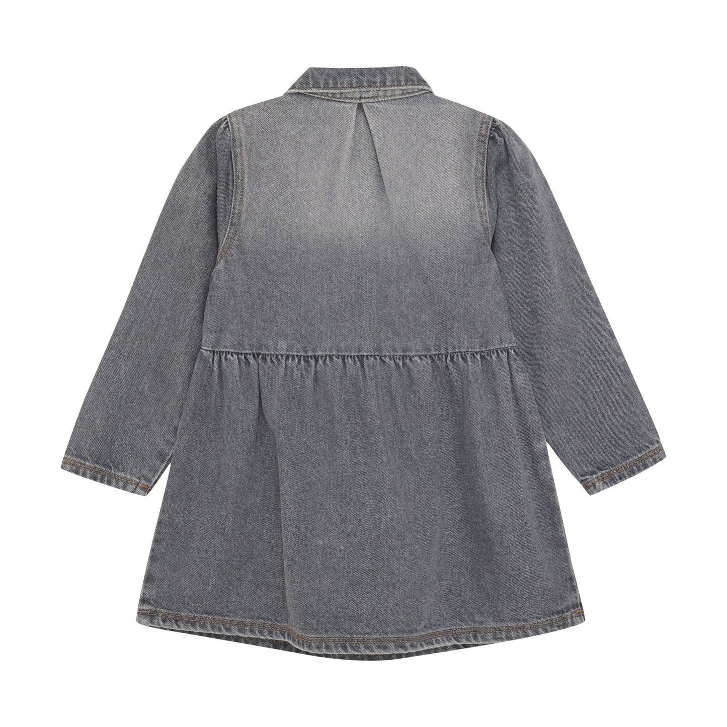 En Fant | Denim Dress | Light Grey Denim - 5713438443985