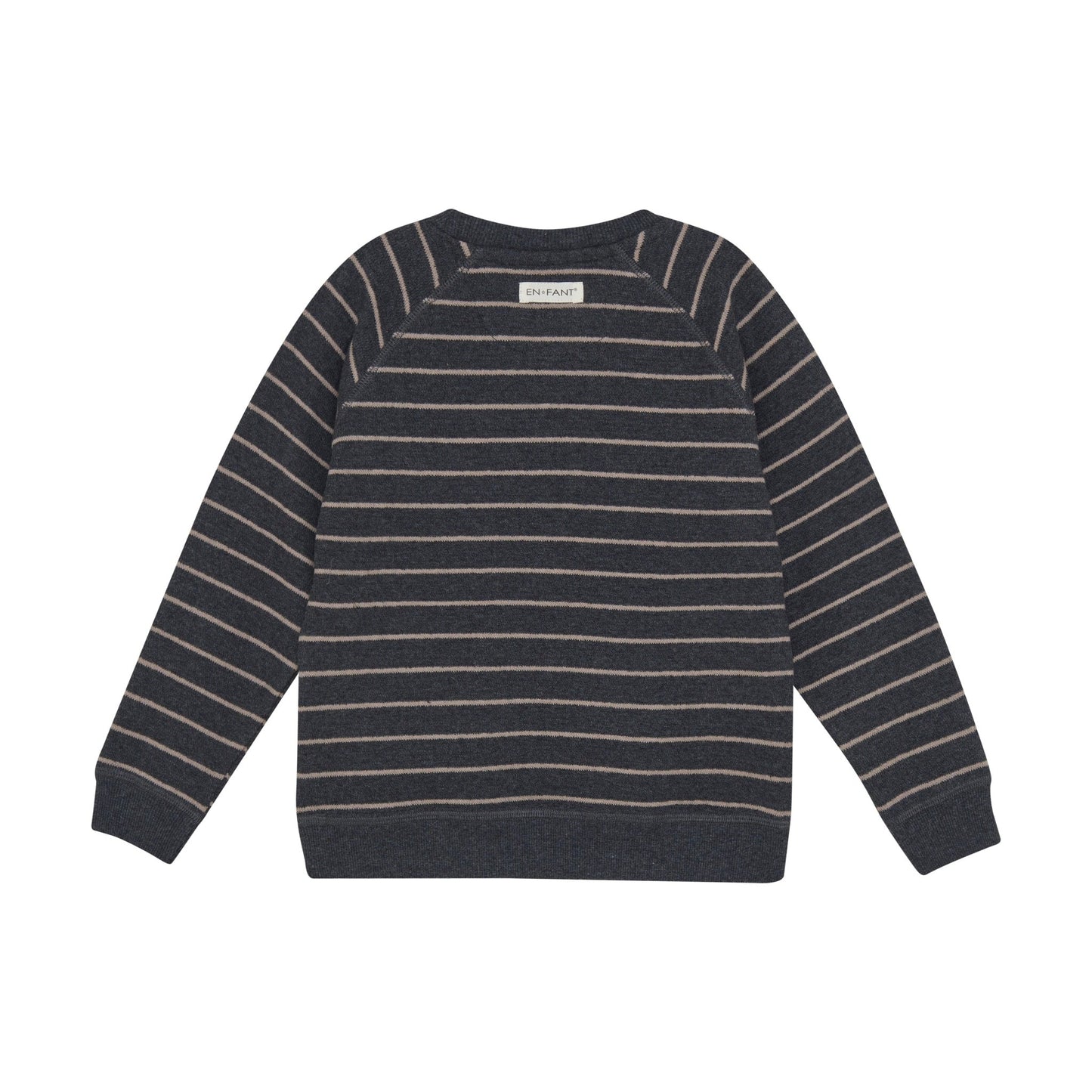 En Fant | Gestreept Sweatshirt | Ebony - 5713438447389