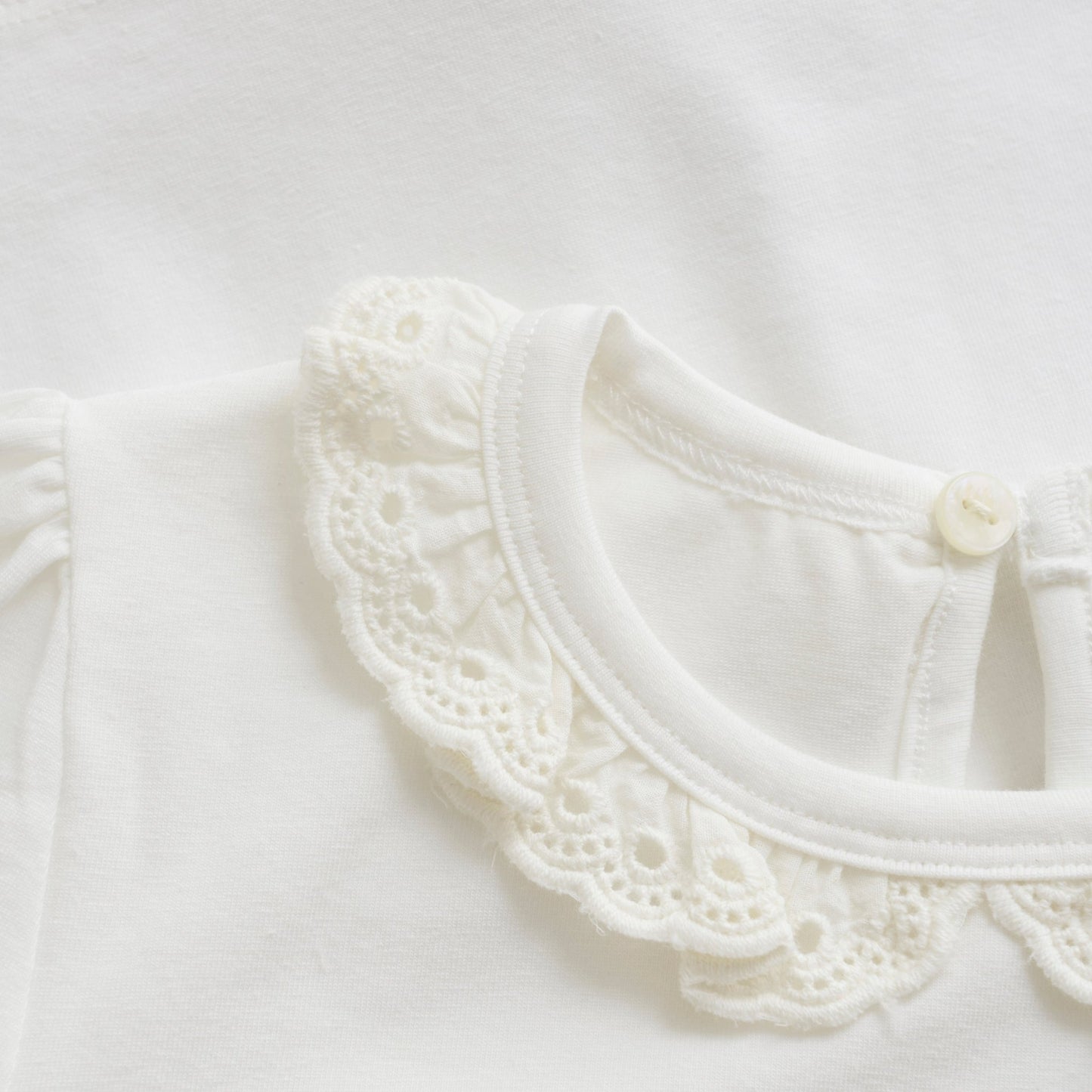 En Fant | Longsleeve T-shirt | Egret - 5713438441981