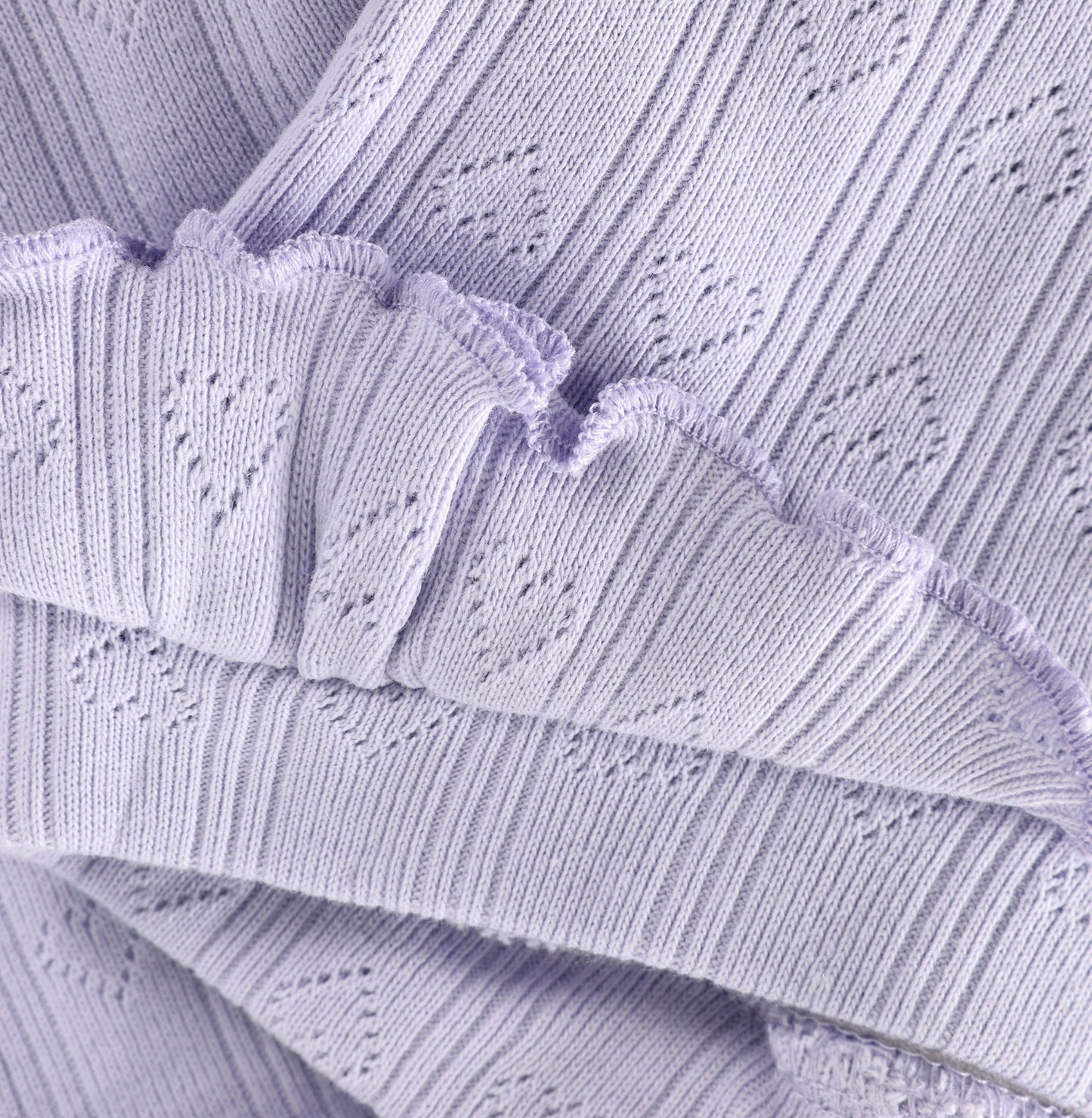 En Fant | Pointelle Legging | Purple Heather - 5713438693847