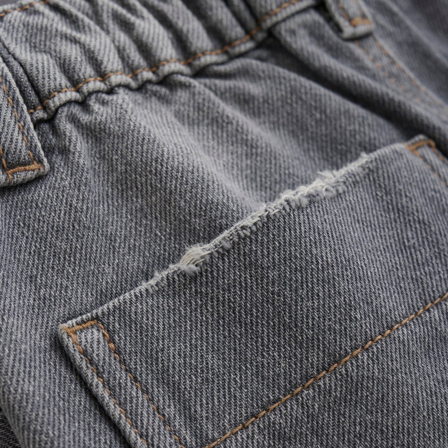 En Fant | Wide leg Jeans | Light Grey Denim -