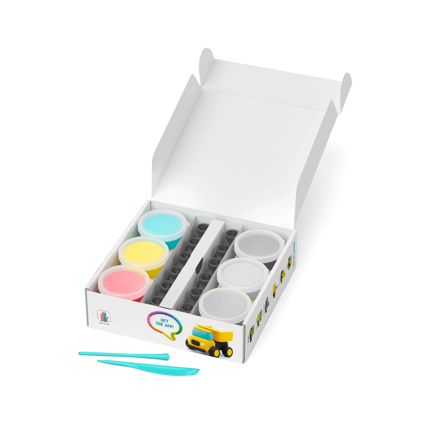 HeyClay | Construction Vehicles | 12 Cans - 4897105244417