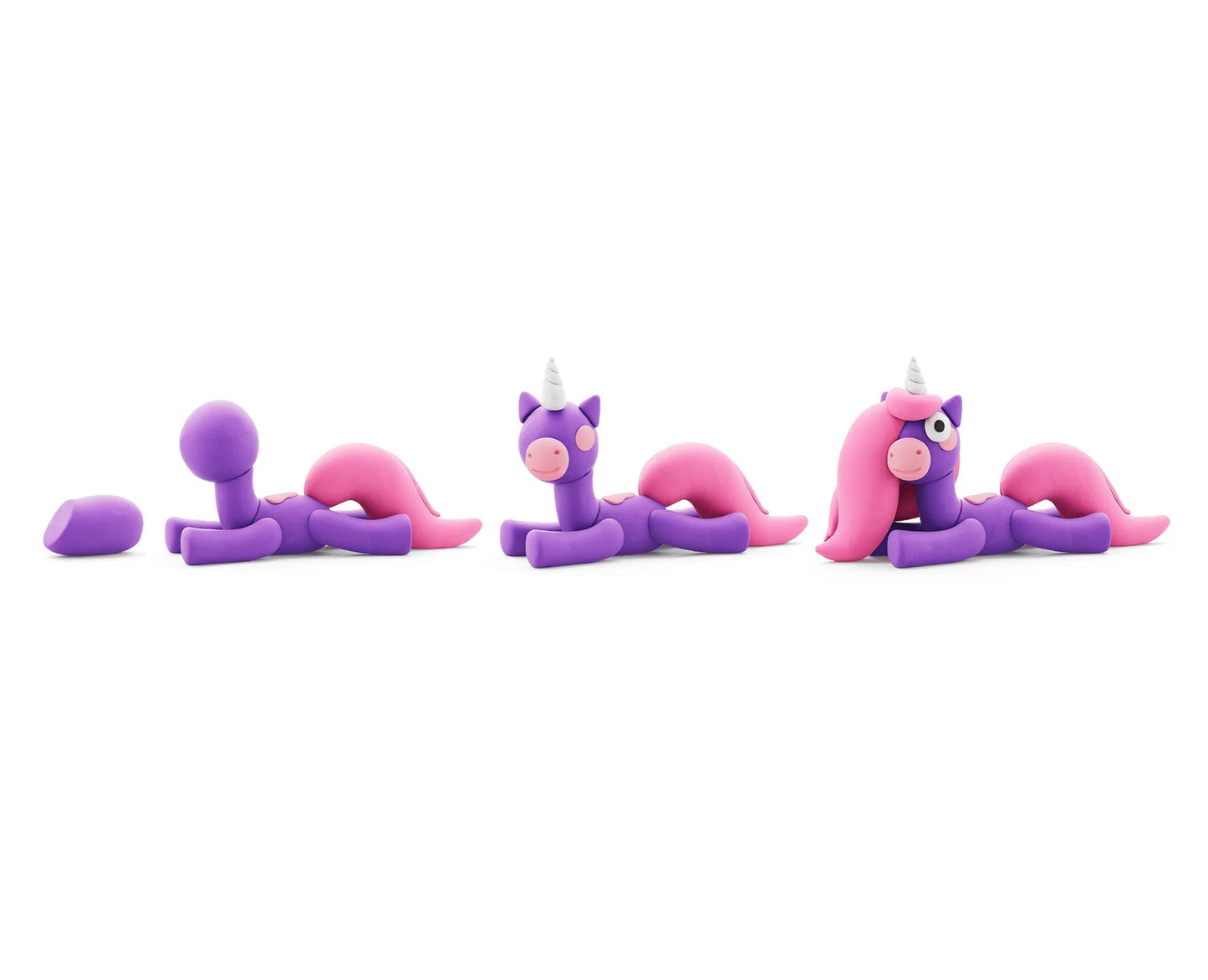 HeyClay | Rainbow Unicorn Brighty | 3 Cans - 4897105244516