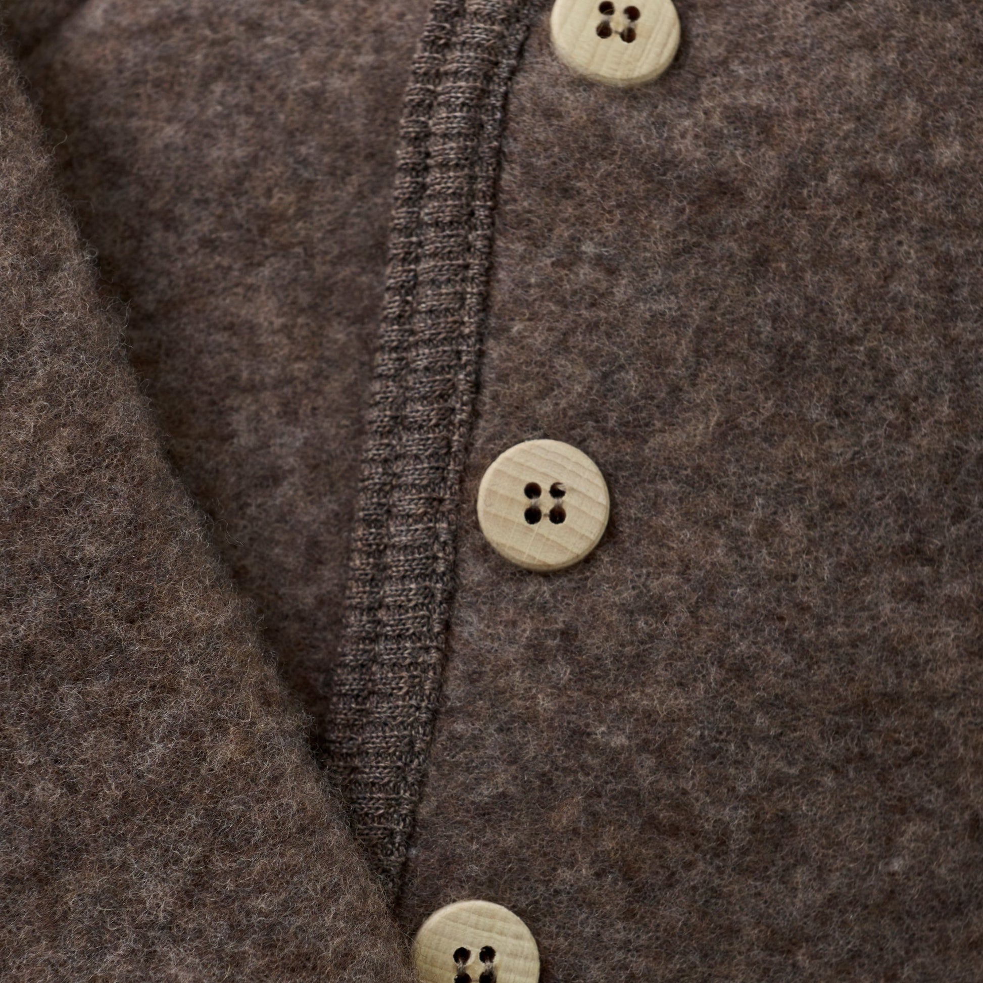 Huttelihut | Jasje Wolfleece | Brown Melange - 5713438495526