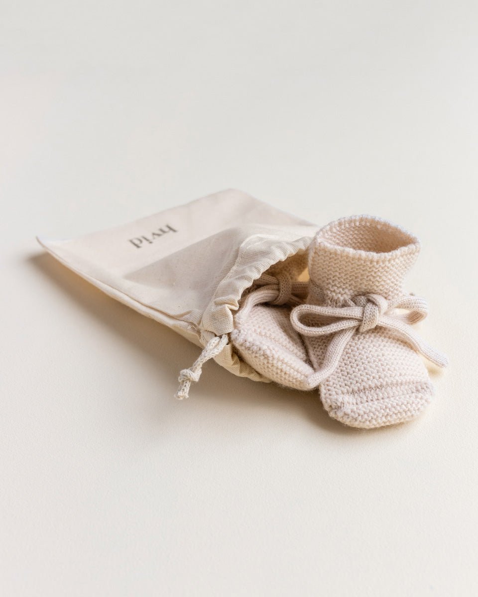 Hvid | Babyslofjes | Cream -