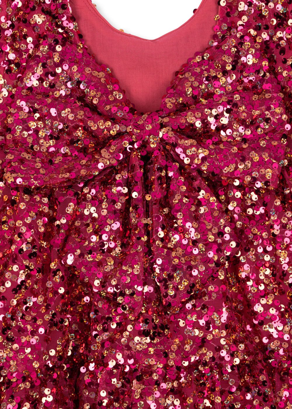 Konges Slojd | Lila Sequins Jurk | Sparkling Sangria - 5715681115923