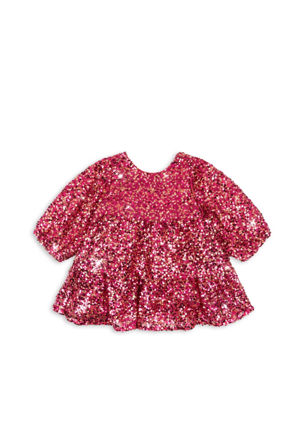 Konges Slojd | Lila Sequins Jurk | Sparkling Sangria - 5715681115923