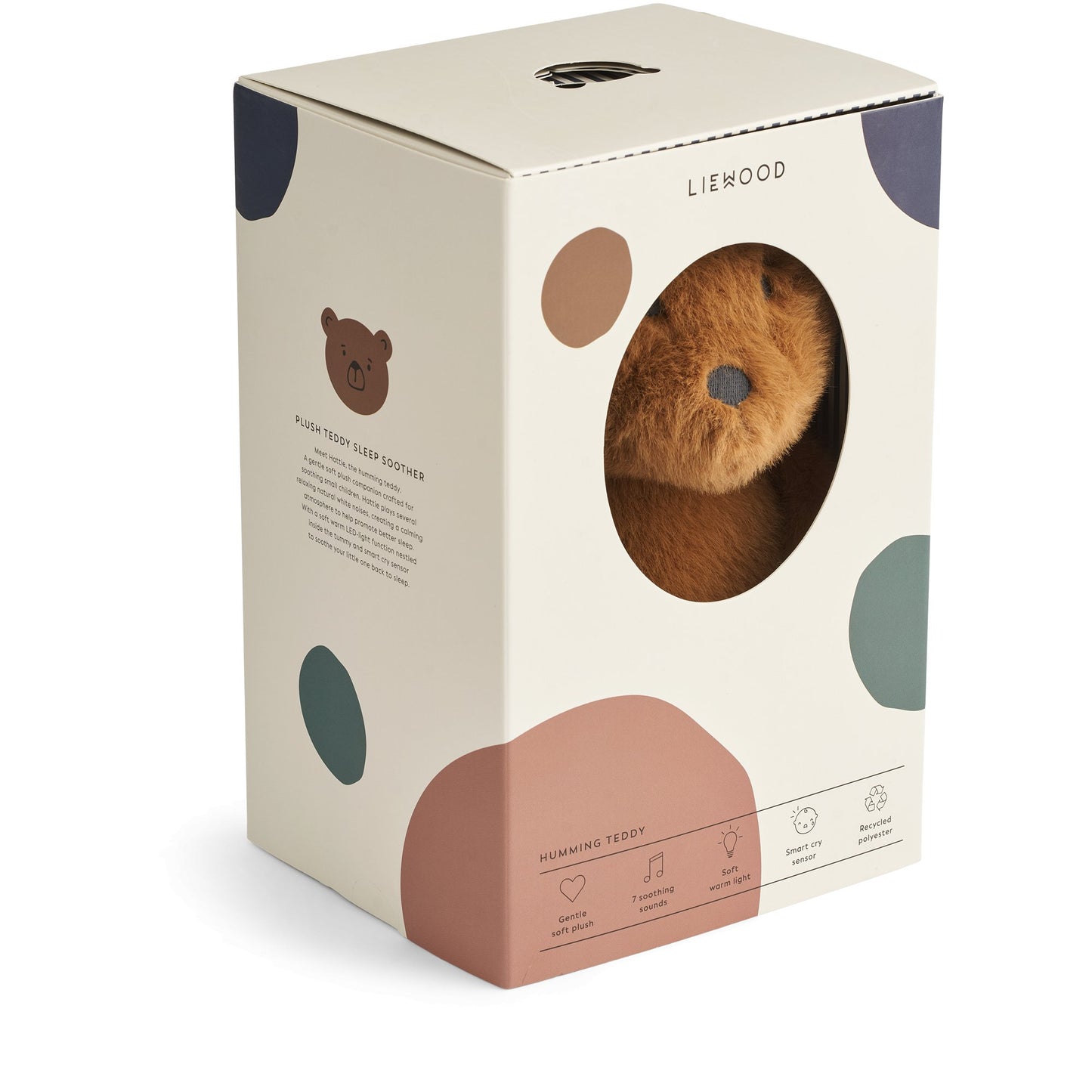 Liewood | Hattie Knuffelbeer Met Nachtlamp en Geluid | Golden Caramel -