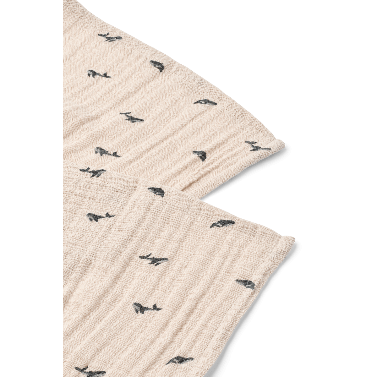 Liewood | Lewis Hydrofiele Doeken 2 - pack | Mini Whale - 5715493490744