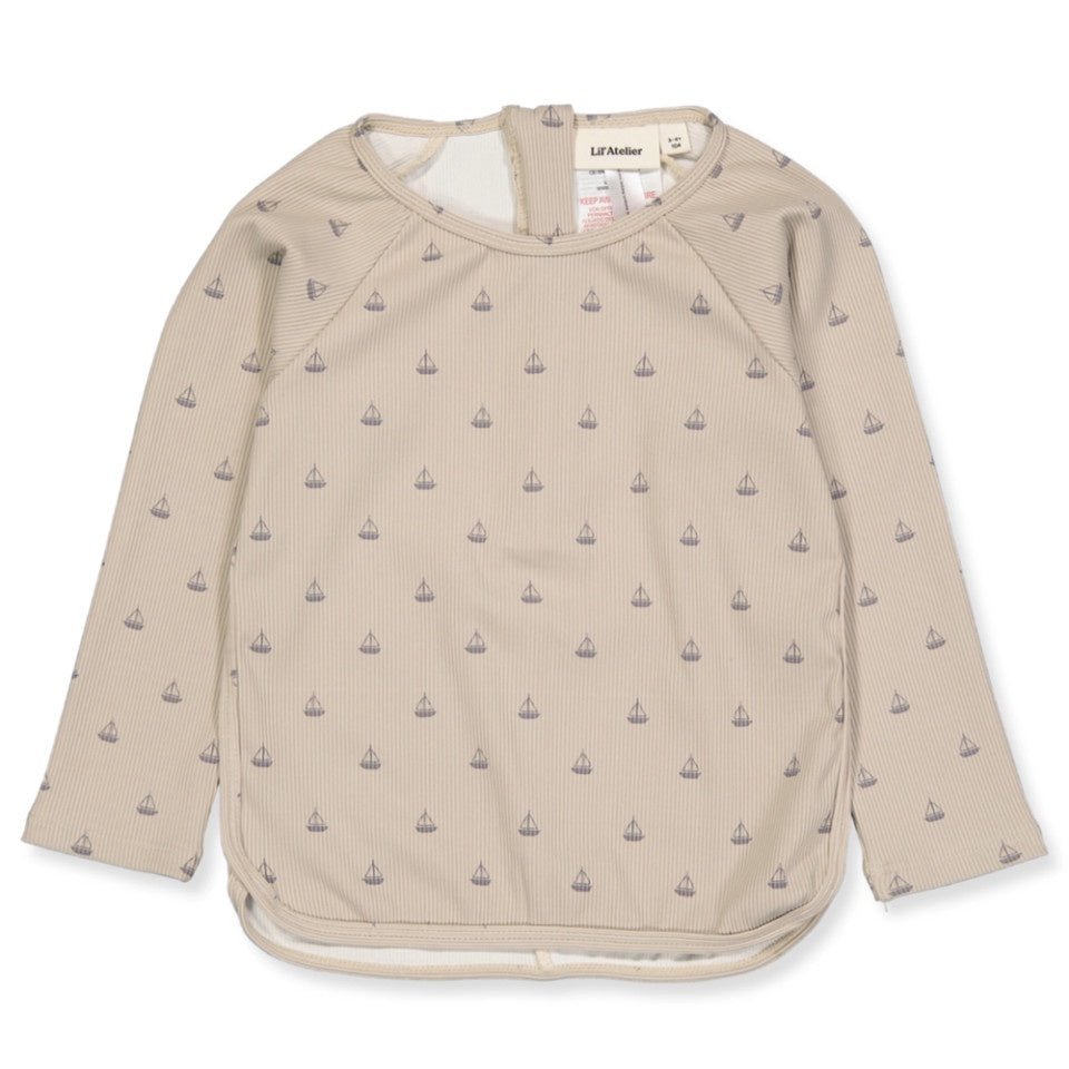 Lil 'Atelier | Farlo UV50+ Zwemtop | Pure Cashmere -