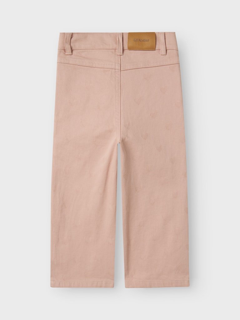 Lil' Atelier | Flamina Wide Twill Jeans | Misty Rose - 5715719613964