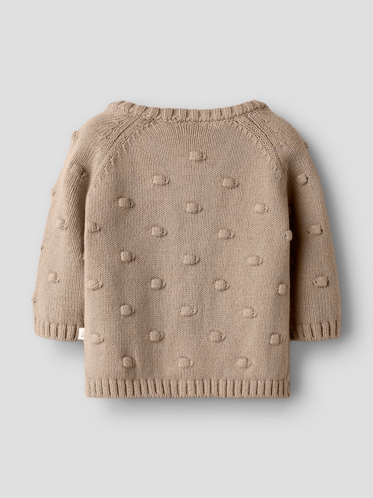 Lil' Atelier | Gable Gebreid Vestje | Oxford Tan - 5715824718462
