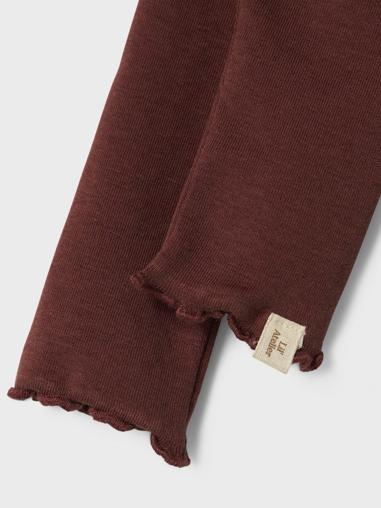 Lil' Atelier | Gao Fia Slim Legging | Hot Chocolate -