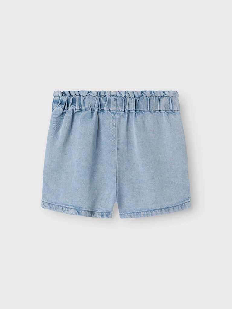 Lil' Atelier | Holly Loose Short | Medium Blue Denim -