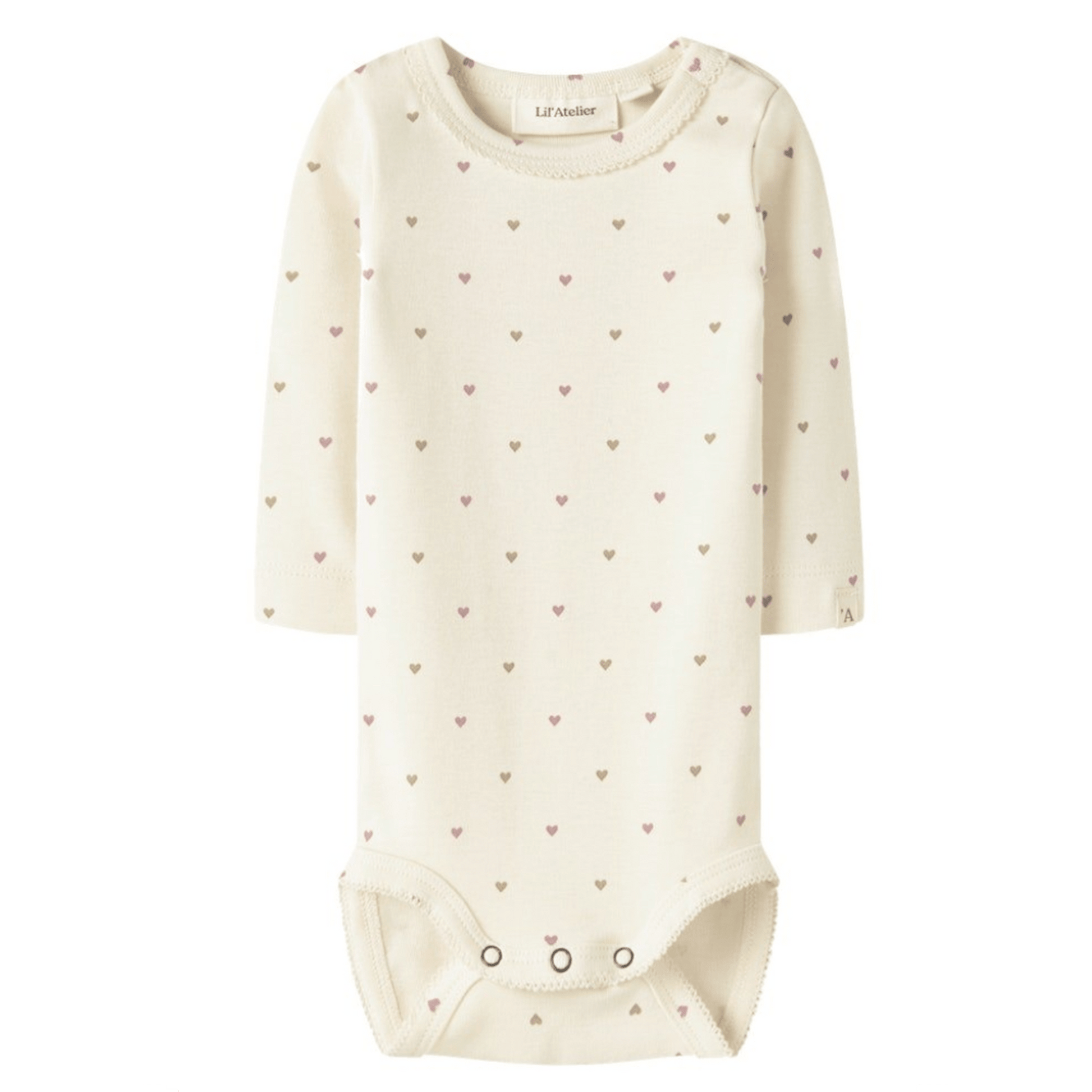 Lil' Atelier | Lalo Tig Romper | Turtledove - 5715829703395