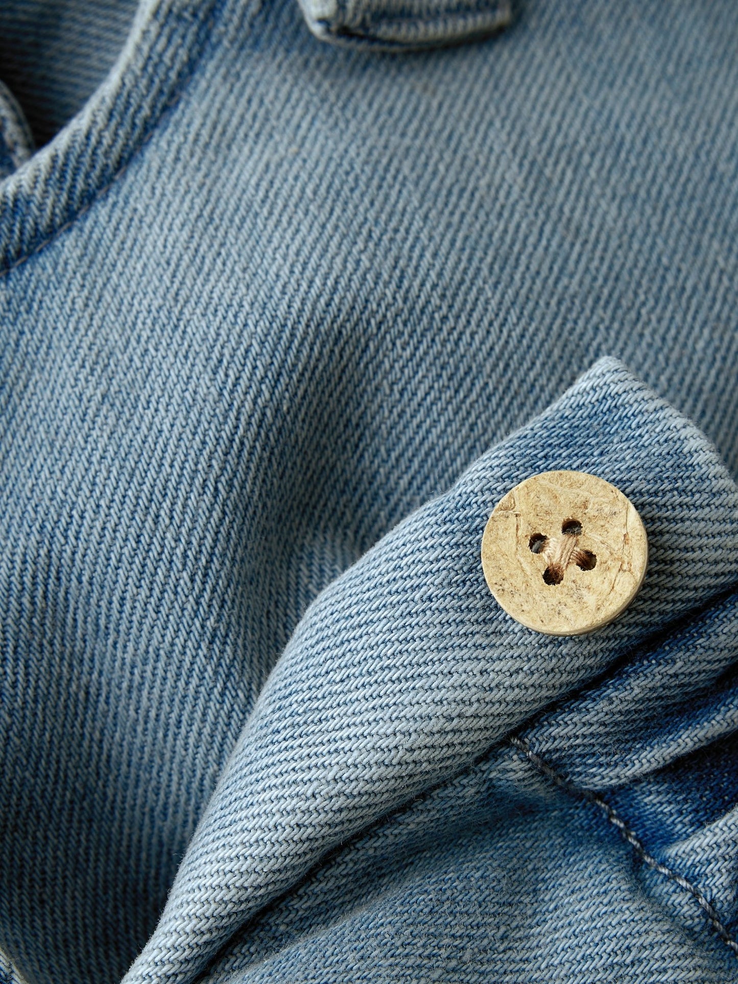 Lil' Atelier | Lulia Loose Denim Overall | Medium Blue Denim - 5715730130051