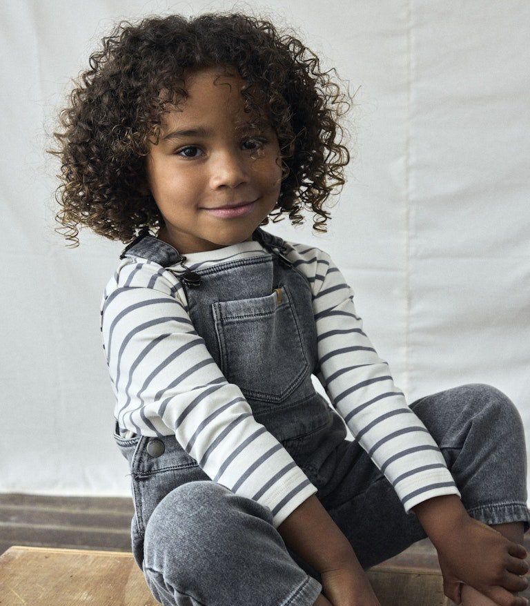 Lil' Atelier | Lulia Tuinbroek | Medium Grey Denim - 5715719746655