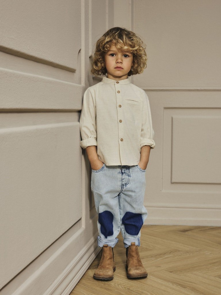 Lil' Atelier | Motto Blouse | Turtledove - 5715724850262
