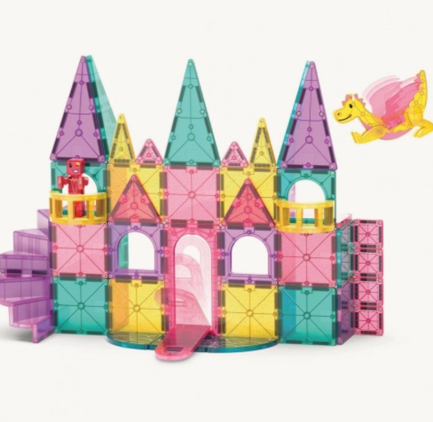 Magna - Tiles | Castle Delux Magnetische Tegels | 48 stuks | Multi Color -