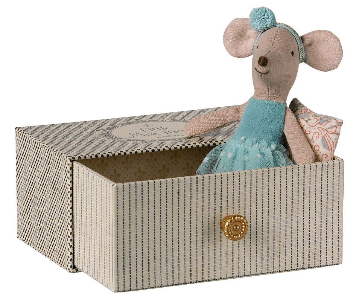 Maileg | Dance Mouse in Daybed | Little Sister - 5707304146117