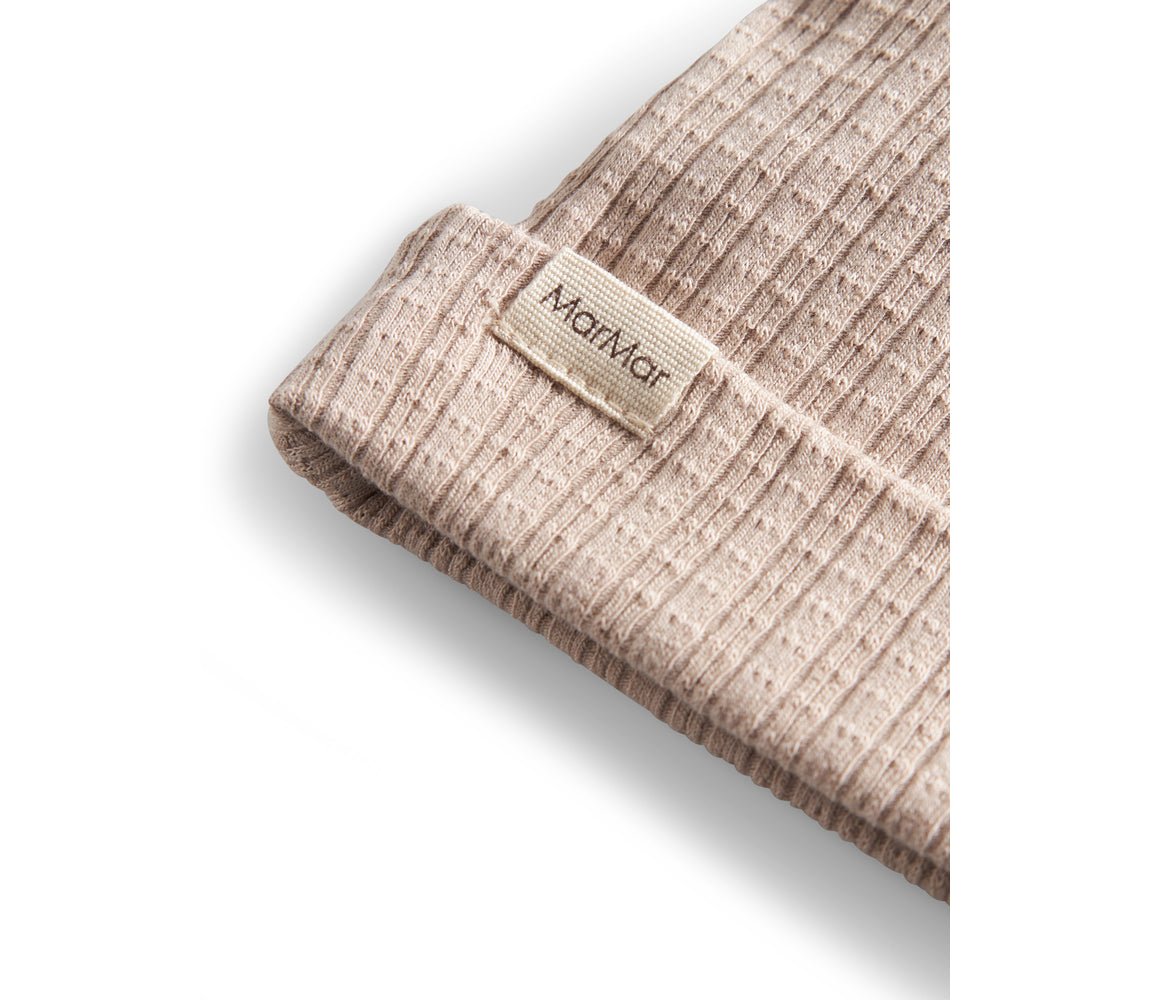 MarMar | Aiko Newborn Muts Pointelle | Soft Beige - 5715522272365