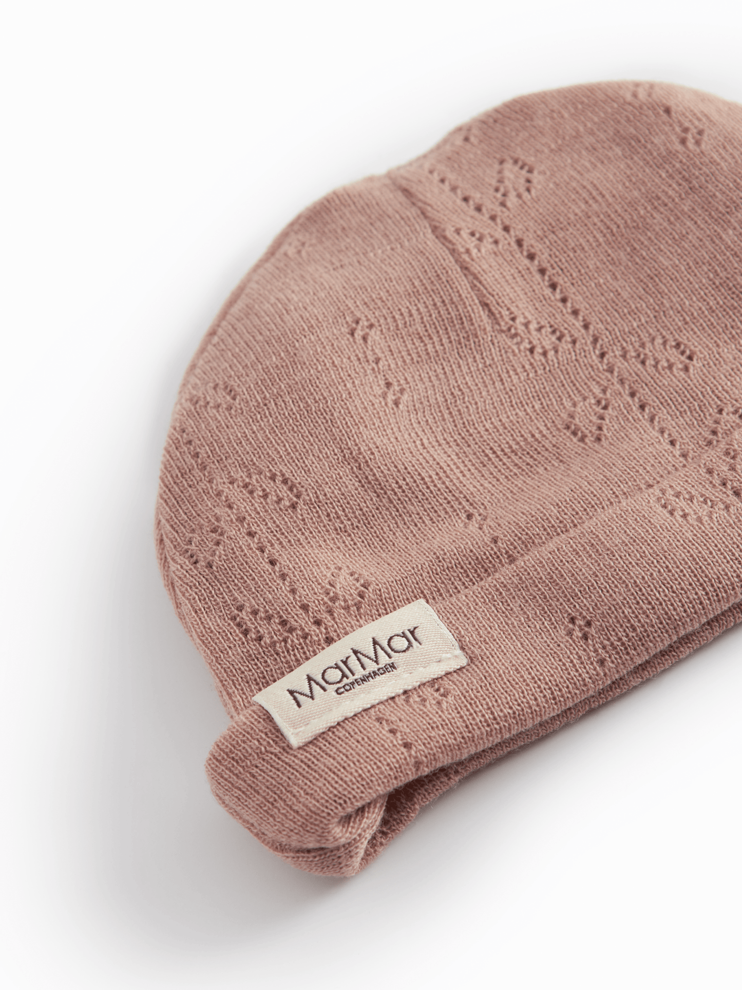 MarMar | Aiko Newborn Pointelle Muts | Burnt Rose - 5711529583510
