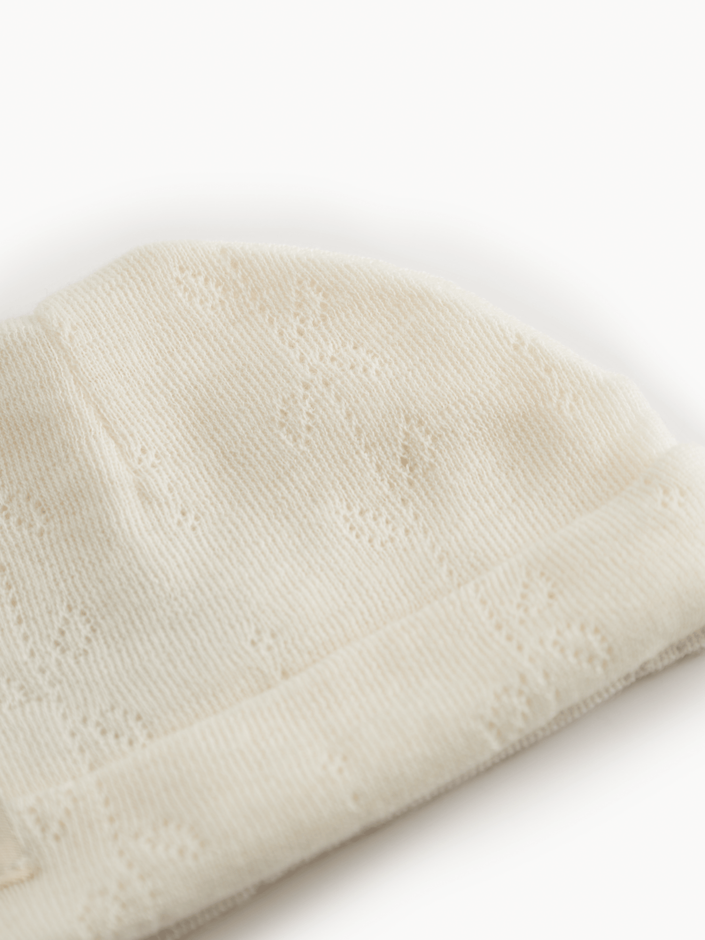 MarMar | Aiko Newborn Pointelle Muts | Natural - 5711529583466