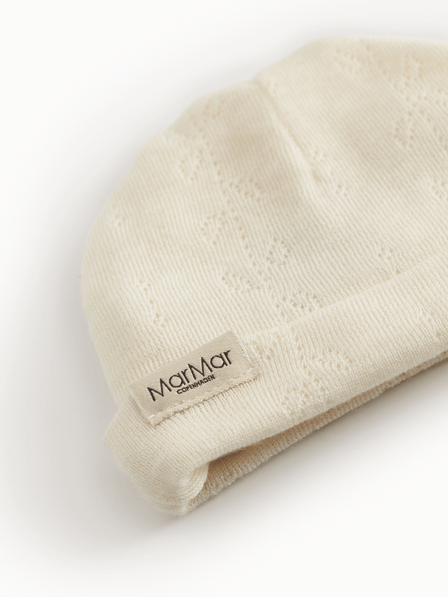 MarMar | Aiko Newborn Pointelle Muts | Natural - 5711529583466