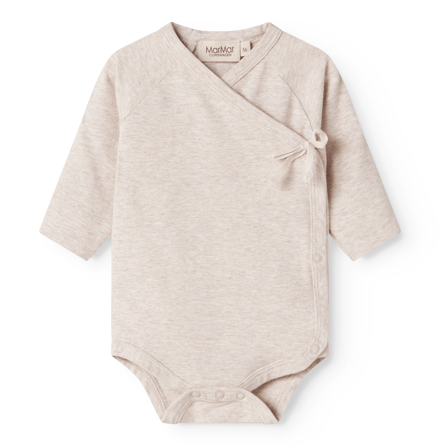 MarMar | Belita Overslagromper | Licht Beige Melange - 5715522223152