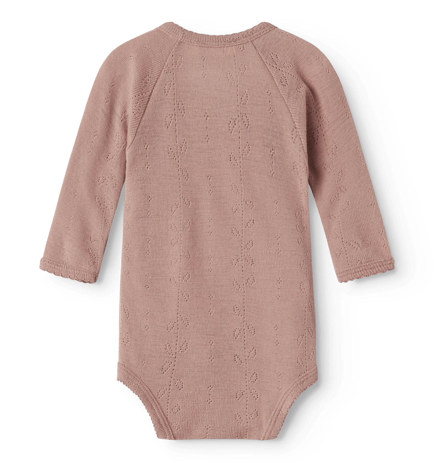 MarMar | Belita Pointelle Overslagromper | Burnt Rose - 5711529524766