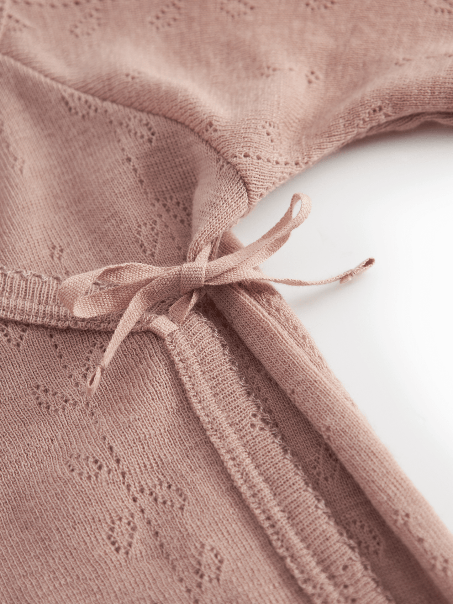 MarMar | Belita Pointelle Overslagromper | Burnt Rose - 5711529524766