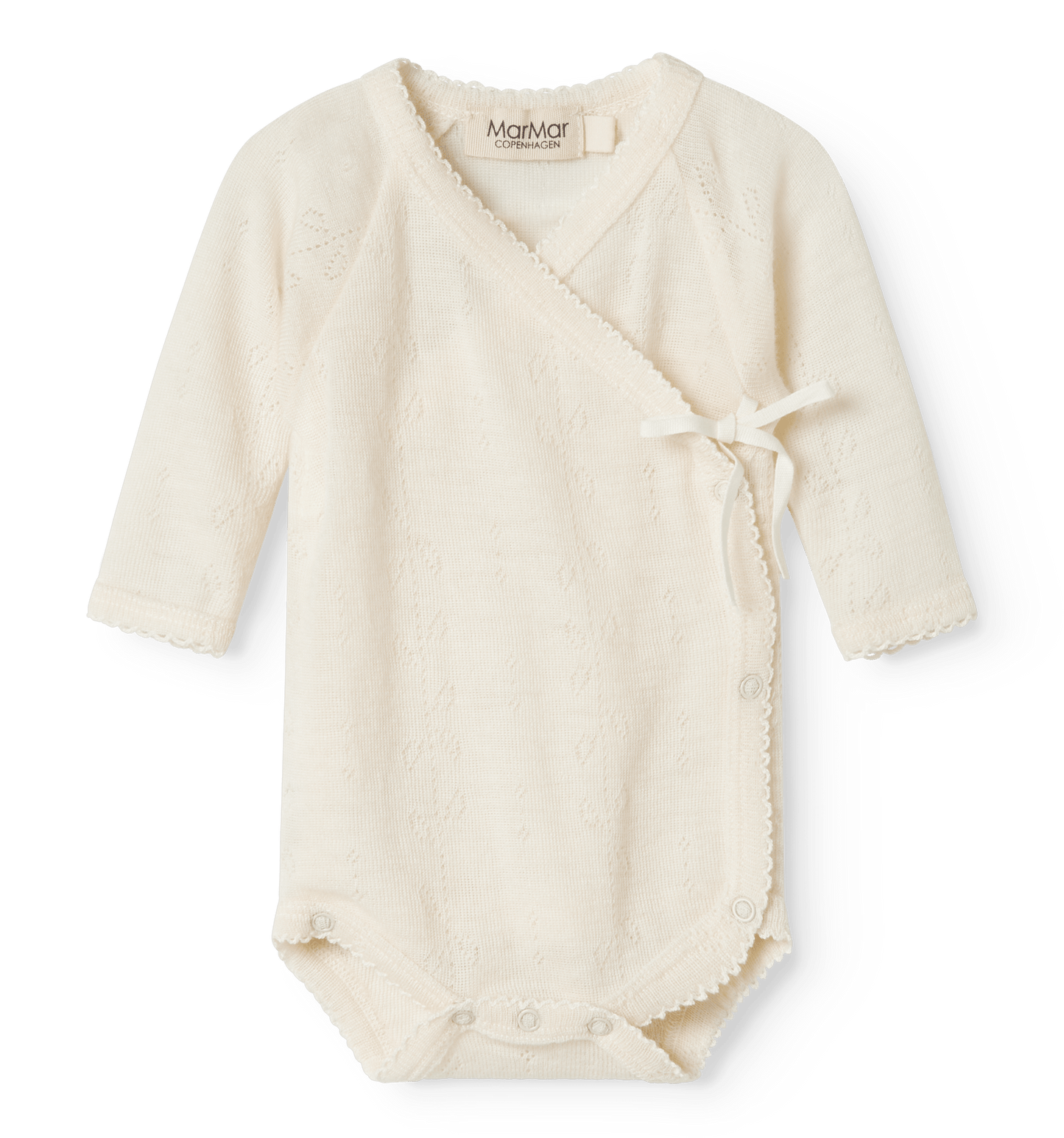 MarMar | Belita Pointelle Overslagromper | Natural - 5711529520157